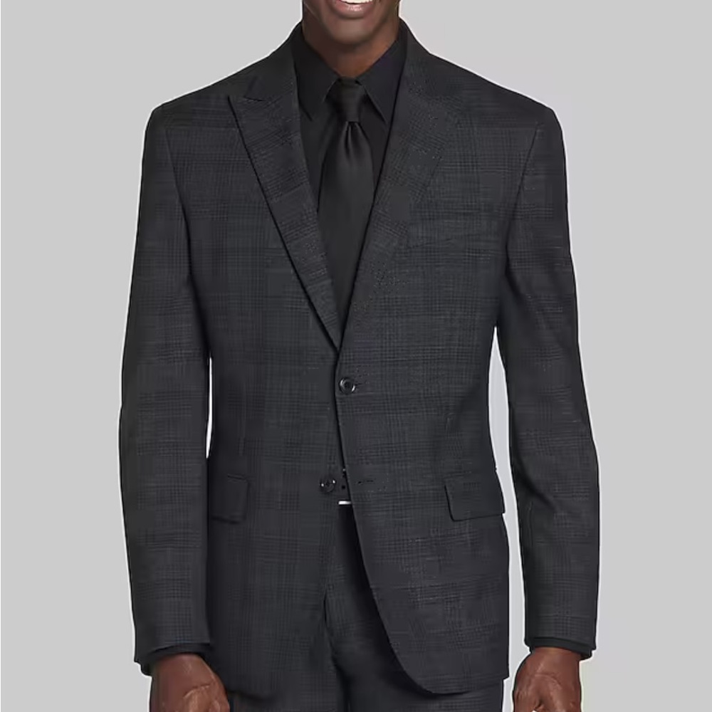 Jos. A. Bank Tailored Fit Plaid Jacket